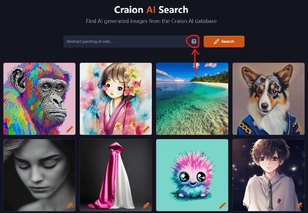 Look through endless photography images and prompt inspiration through Craion AI search. Struggling to describe what you want, just upload an image to find similar images. 