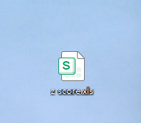 calculate z score in excel