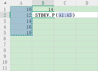 calculate z score in excel